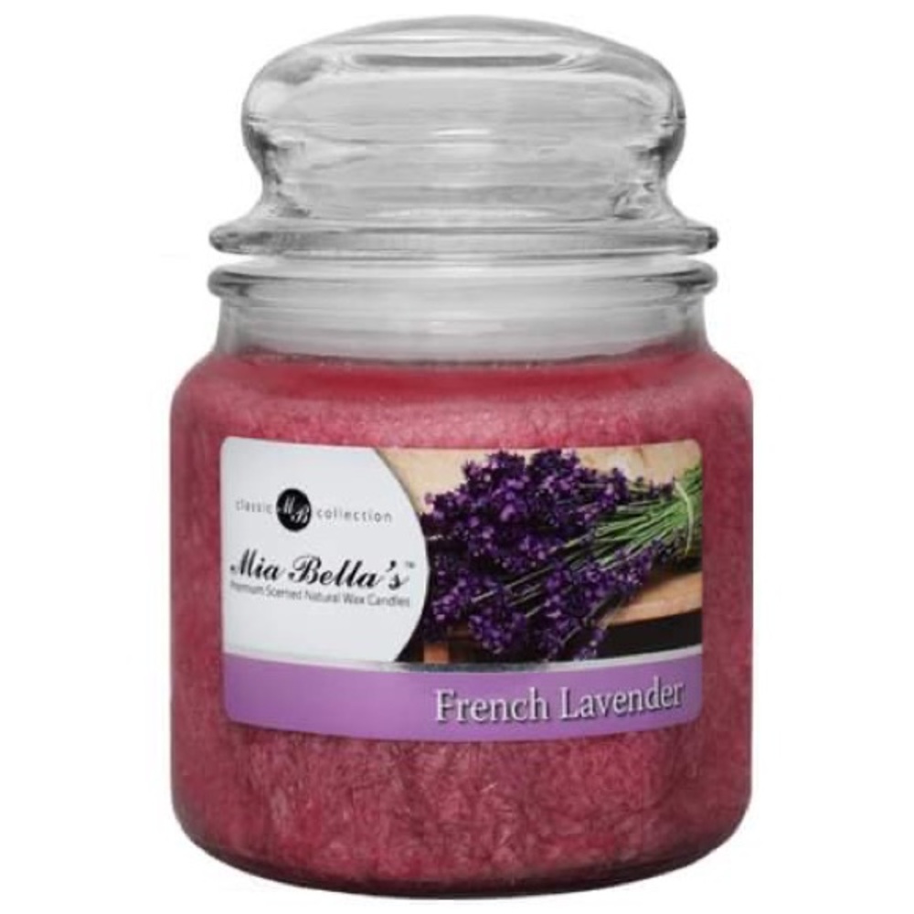 French Vanilla Mia Bellas 16 oz Natural Palm Wax Candle